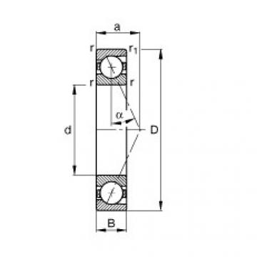 Bantalan B7044-E-T-P4S FAG