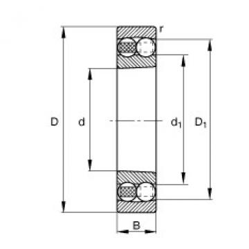 Bantalan 2307-K-TVH-C3 FAG