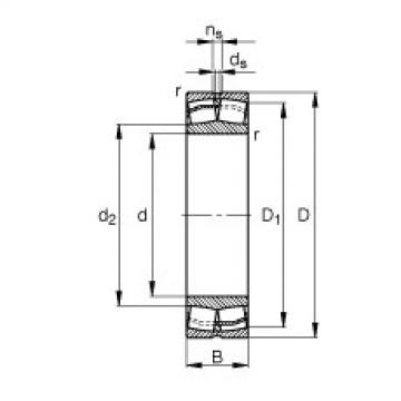 Bantalan 22206-E1 FAG