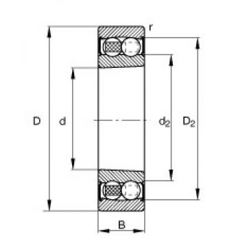 Bantalan 2207-K-2RS-TVH-C3 FAG