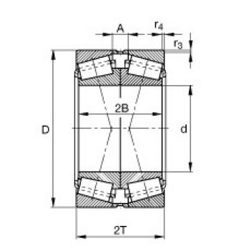 Bantalan 32032-X-N11CA-A280-330 FAG