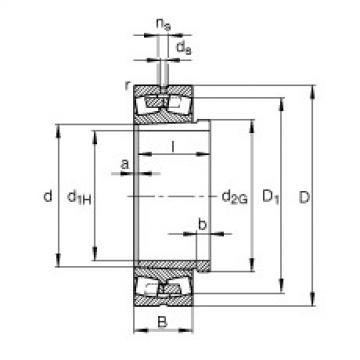 Bantalan 23172-K-MB + AH3172G-H FAG