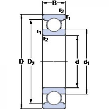 Bantalan 6214/HC5C3 SKF