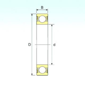 Bantalan 61805-2RS ISB