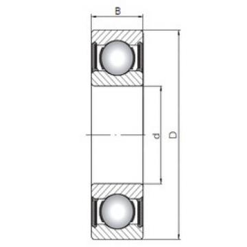 Bantalan 61814-2RS ISO