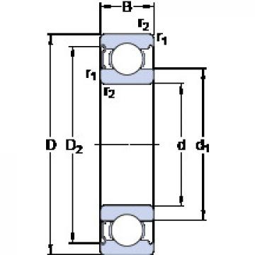 Bantalan 6024-Z SKF