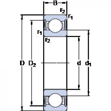 Bantalan 6215-2RS1 SKF