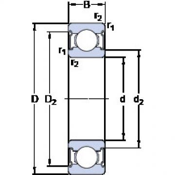 Bantalan W 61909-2Z SKF