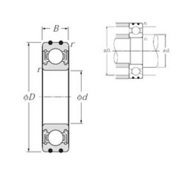 Bantalan AC-6304LLB NTN