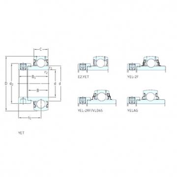 Bantalan YET212 SKF