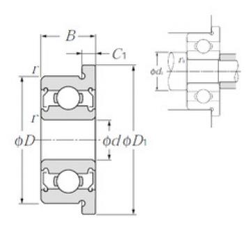 Bantalan FLBC4-10ZZ NTN