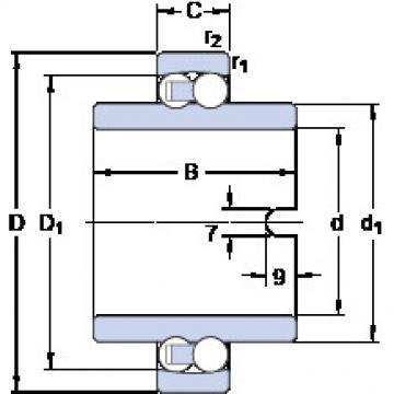 Bantalan 11207 TN9 SKF