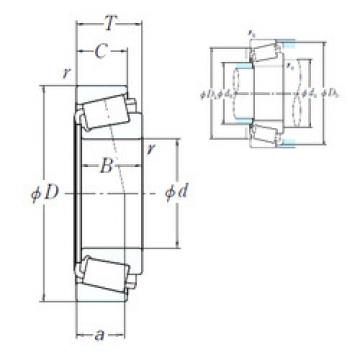 Bantalan EE192148/192200 NSK