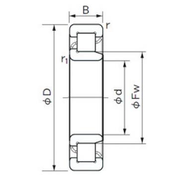 Bantalan NJ 1092 NACHI