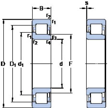 Bantalan NJ 2216 ECP SKF