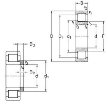 Bantalan NJ216-E-M6+HJ216-E NKE