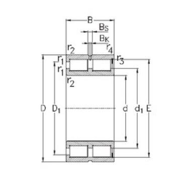 Bantalan NNCF5008-V NKE