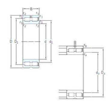 Bantalan NNCF4876CV SKF