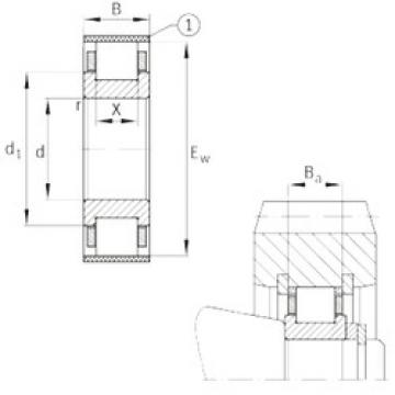 Bantalan RN212-E-MPBX FAG