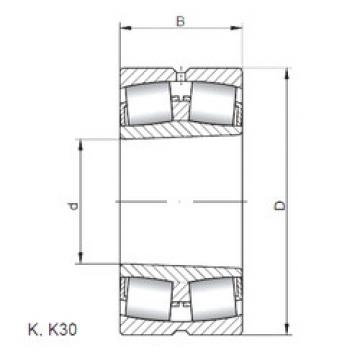 Bantalan 22216 KW33 ISO