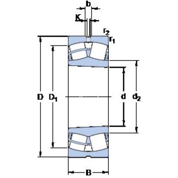 Bantalan 23124 CCK/W33 SKF