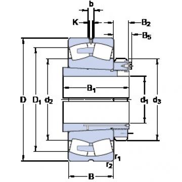 Bantalan 22380 CAK/W33 + OH 3280 H SKF