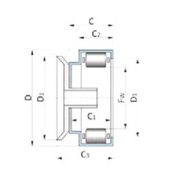 Bantalan F-207727.3 INA