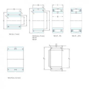 Bantalan NA6912 SKF