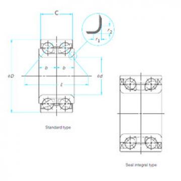 Bantalan 38BWD10B NSK