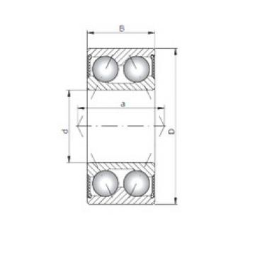 Bantalan 3818-2RS ISO