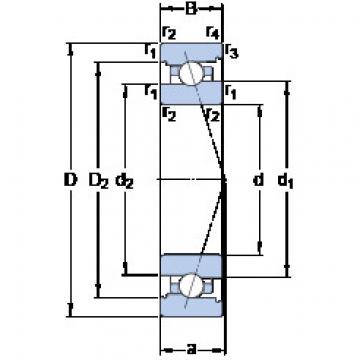 Bantalan 71924 ACB/HCP4A SKF