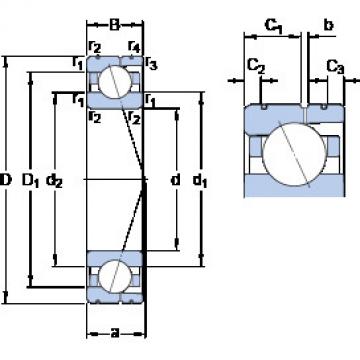 Bantalan 71920 ACD/P4AL SKF