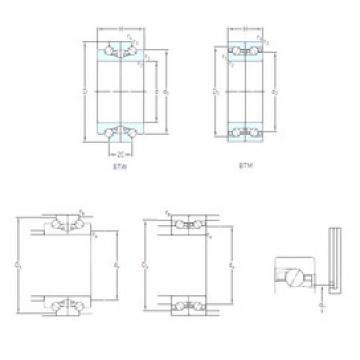 Bantalan BTM 95 ATN9/HCP4CDB SKF