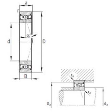 Bantalan HCS7018-C-T-P4S FAG