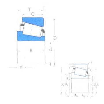 Bantalan 29680/29620 Timken