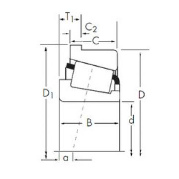 Bantalan 29685/29620-B Timken