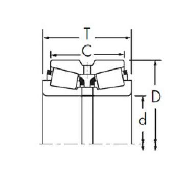 Bantalan 368A/363DC+X3S-368 Timken