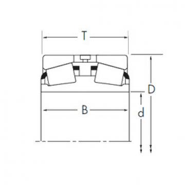 Bantalan EE420800D/421437+Y1S-421437 Timken