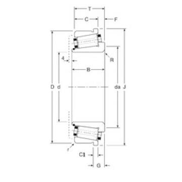 Bantalan 113057X/113101XC Gamet