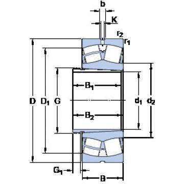 Bantalan 23032 CCK/W33 + AH 3032 SKF