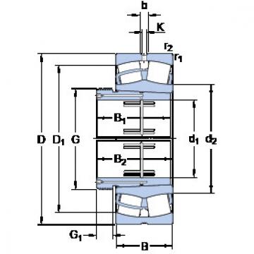 Bantalan 23068 CCK/W33 + AOH 3068 G SKF