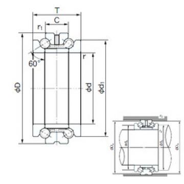 Bantalan 114TAD20 NACHI