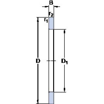 Bantalan GS 81244 SKF