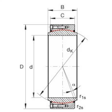 Bantalan GE320-DW-2RS2 INA