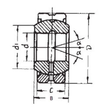 Bantalan GEG180ES-2RS FBJ