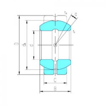 Bantalan GEGZ95ES-2RS LS