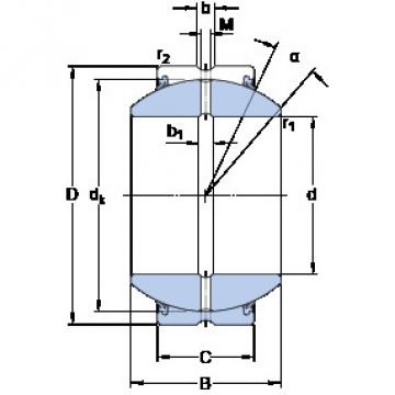 Bantalan GEH 25 ES-2RS SKF