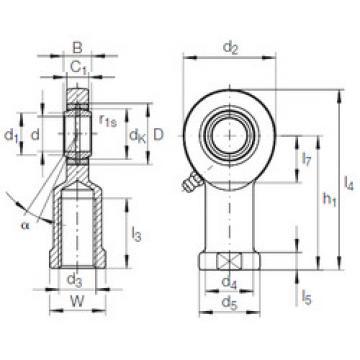 Bantalan GIR 50 DO-2RS INA