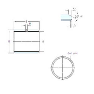 Bantalan PCM 30030550 E SKF