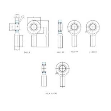 Bantalan SALA50ES-2RS SKF